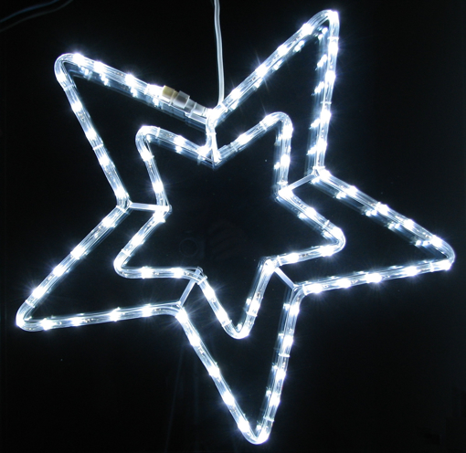 Obrázok z Vianočné LED osvetlenie hviezda 72 cm - dekorácia na okno, dvere, výklad
