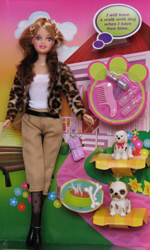 Obrázok z Bábika Defa Lucy s psíkov - bruneta