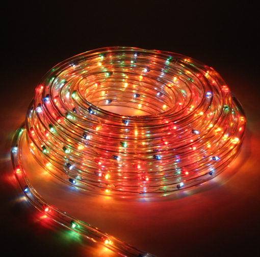 Obrázok z Svetelný LED kábel 10 m trubica vonkajšia - multicolor