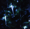 Obrázok z Svetelné LED cencúle vonkajšie, padajúci sneh - 30 cm/8 ks