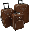 Obrázok z Sada látkových cestovných kufrov na kolieskach 3ks - 0082