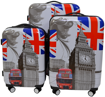 Obrázok z Cestovné kufre sada 3 ks ABS - PC potlač Británie