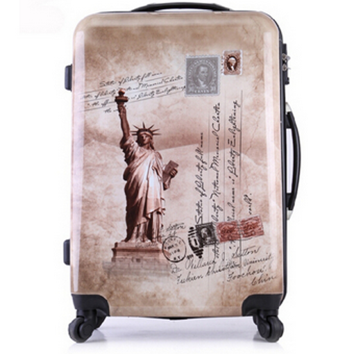 Obrázok z Palubný kufor ABS - PC potlač Socha slobody