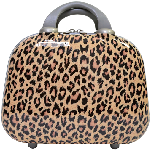 Obrázok z Cestovný príručný kufrík ABS leopard