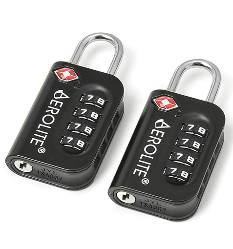 Obrázok z TSA zámky na kufor, visiace kódové AEROLITE 2 ks