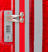 Obrázok z Sada cestovních kufrů SUITSUIT® TR-1239/3 ABS Red Diamond Crocodile