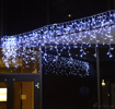 Obrázok z Vianočné osvetlenie vonkajšie, svetelné LED kvaple 630 ks/25 m s FLASH
