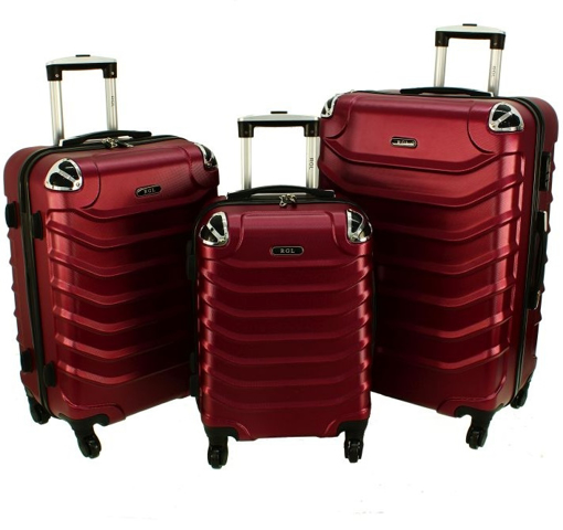 Obrázok z RGL Cestovné kufre 3 ks ABS + Carbon na 4 kolieskach - SML730