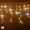 Obrázok z Vianočné osvetlenie, svetelné LED kvaple 210 ks/6,5 m s FLASH