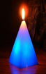 Obrázok z Kúzelná LED sviečka - štvorstenná pyramída