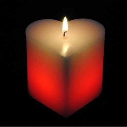 Obrázok z Kúzelná LED sviečka - srdce