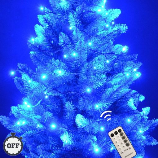 Obrázok z Vianočné LED osvetlenie, svetelná reťaz, vonkajšie 150 ks/20 m s časovačom a diaľkovým ovládaním
