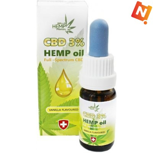 Obrázok z CBD konopný olej 3% 10ml Hemp oil
