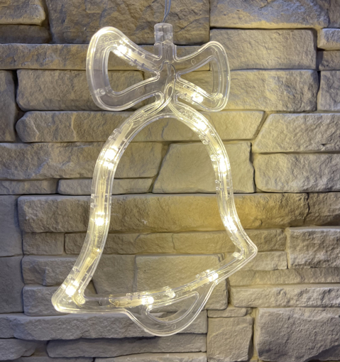 Obrázok z Vánoční LED dekorace s přísavkou - zvoneček