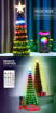 Obrázok z RGB LED Vianočný strom 150 cm / 234 LED diód s ovládačom a časovačom