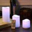 Obrázok z Kouzelné LED svíčky, set 3 ks na baterie s dálkovým ovládáním