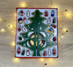 Obrázok z Kreatívny drevený vianočný stromček s ozdobami - veľkosť stredná 30cm