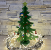 Obrázok z Kreatívny drevený vianočný stromček s ozdobami - 35 cm