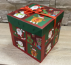 Obrázok z Vánoční Dárková krabice s mašlí 22 cm