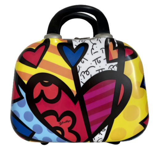 Obrázok z Cestovný príručný kufrík ABS - Srdce