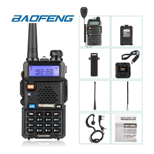 Obrázok z  Dvojkanálová FM vysielačka UV-5R