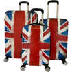 Obrázok z Cestovné kufre sada 3 ks ABS - PC potlač Britská vlajka