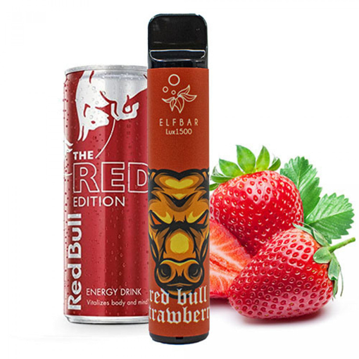 Obrázok z Elf Bar 1500 - Red Bull Stawberry