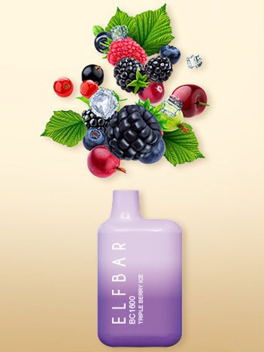 Obrázok z Elf Bar 5000 - Triple Berry Ice