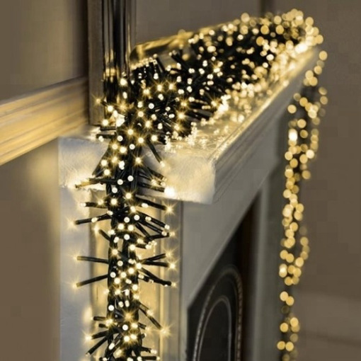 Obrázok z LED vianočná reťaz - ježko, vonkajšie 500 LED/15 m s prepojovacím systémom a časovačom