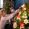 Obrázok z Sada 6ks LED závesných vianočných ozdôb nielen na vianočný stromček + batéria