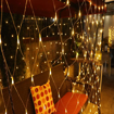 Obrázok z Vianočné LED osvetlenie, svetelná sieť 160ks / 3,5m x 0,8m
