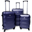 Obrázok z RGL Sada cestovných kufrov 3 ks ABS na 4 kolieskach so zámkami - S,M,XL720