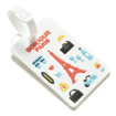 Obrázok z Visačka na zavazadlo z 3D gumy - Eiffelova věž