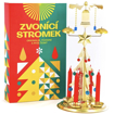 Obrázok z Anjelské zvonenie – tradičný zvoniaci stromček, obnovená česká výroba