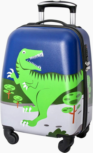 Obrázok z Dětský kufr na 4 kolečkách - tyranosaurus