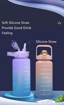 Obrázok z Súprava 3ks motivačných fliaš na vodu 3v1 s XXL odmerkou 2000ml, 900ml, 500ml