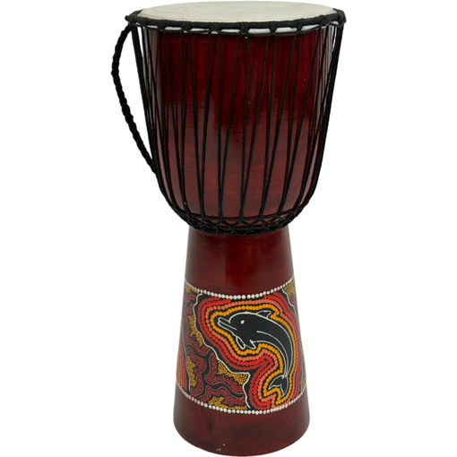 Obrázok z Bubon djembe, bongo veľký 50cm, ručne maľovaný