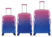 Obrázok z Cestovné kufre Semiline 3 ks ABS Unisex's Suitcase Set na 4 kolieskach T5650-0