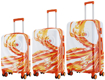 Obrázok z Cestovné kufre Semiline 3 ks ABS Unisex's Suitcase Set na 4 kolieskach T5655-0