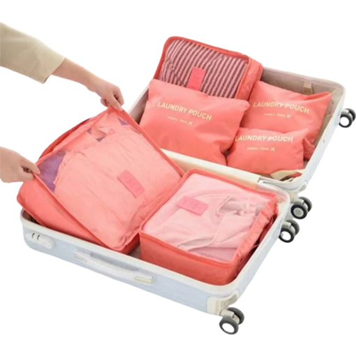 Obrázok z Sada organizérov do cestovného kufra 6ks