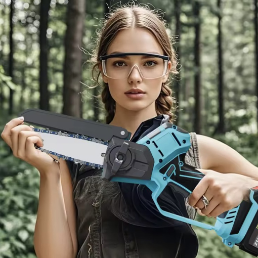 Obrázok z AKU reťazová píla 8” s displejom, kufrom, 2× 88V batéria, nabíjačka, automatické mazanie, príslušenstvo v sade