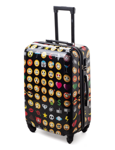 Obrázok z  Kabínový kufor ABS veľ. S - PC potlač Emoticon