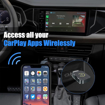 Obrázok z Adaptér CarPlay Android Auto bezdrôtový 2v1 - USB/USBC Plug & Play