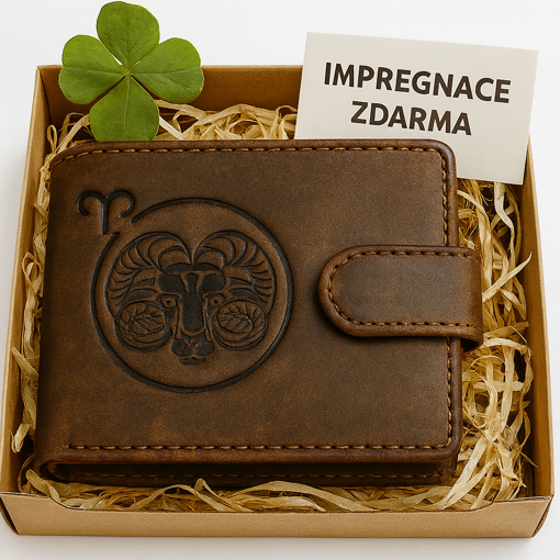 Obrázok z Kožená peňaženka so znamením zverokruhu - Baran (21. marca – 19. apríla)