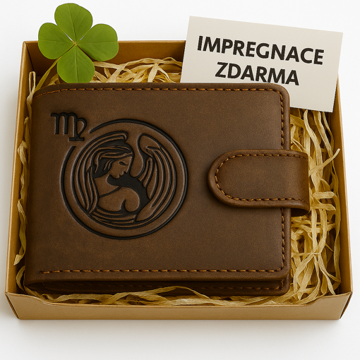 Obrázok z Kožená peňaženka so znamením zverokruhu - Panna (23. augusta – 22. septembra)