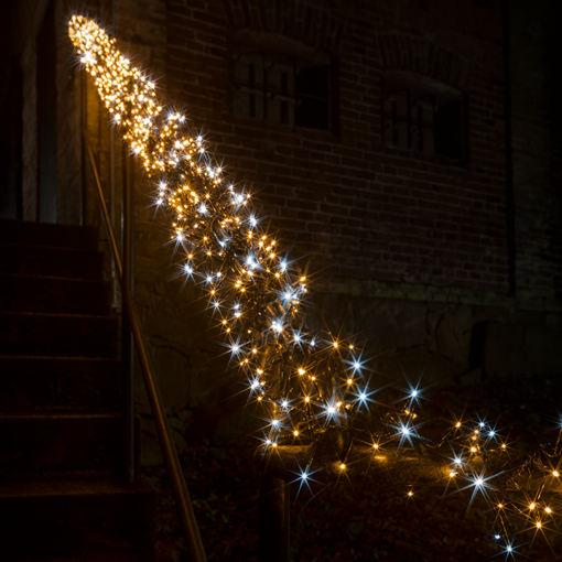 Obrázok z  LED vianočná reťaz - ježko, vonkajšia 500 LED/15 m s flash