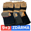 Obrázok z Pánske termo ponožky z alpaky sada 9 + 3 páry pre outdoorové aktivity