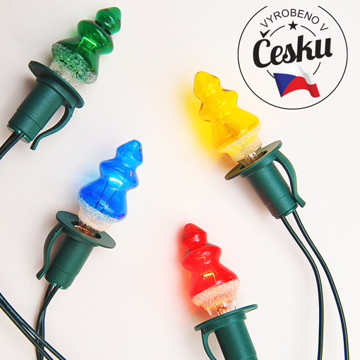 Obrázok z Retro vianočné osvetlenie Snehuliak - Česká obnovená ručná výroba