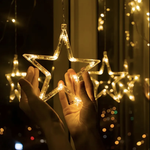 Obrázok z Vánoční LED dekorace s přísavkou - hvězda