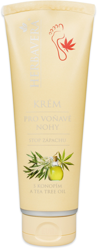 Obrázok z Herbavera Krém pre voňavé nohy s konope a tea tree olejom